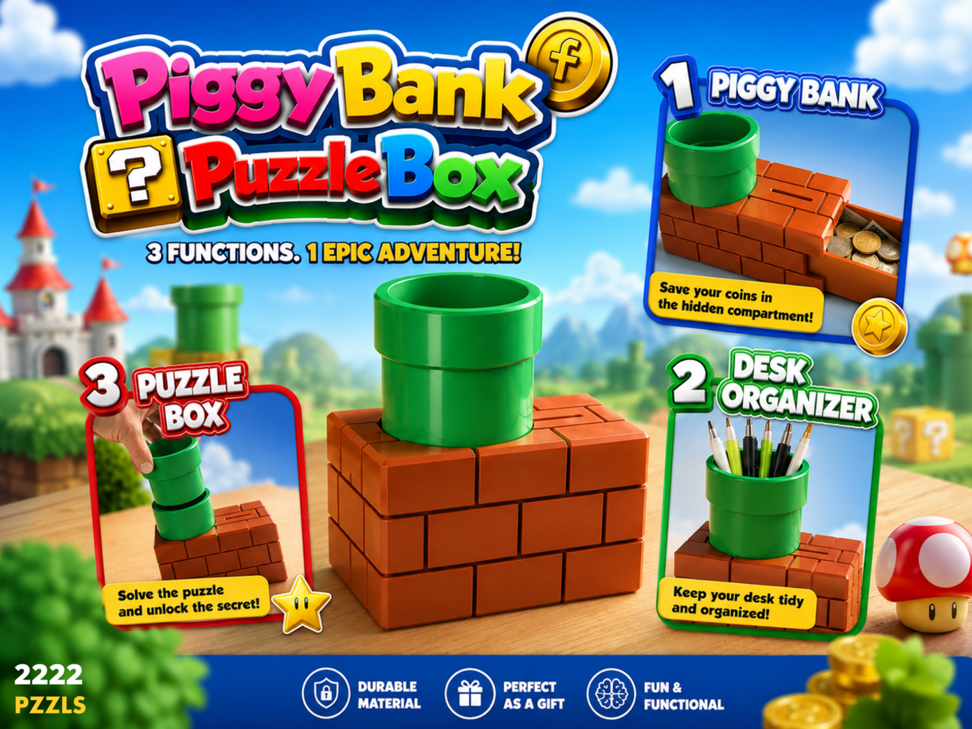 Piggy Bank Puzzlebox  Puzzle To Open!