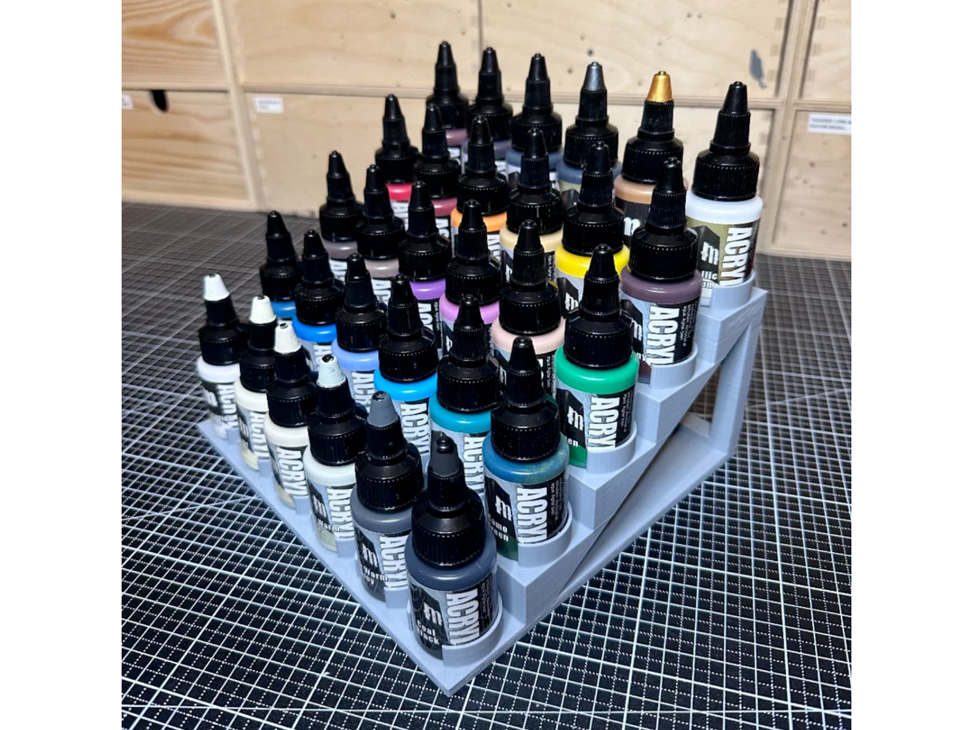 Pro Acryl Paint Rack for IKEA MOPPE