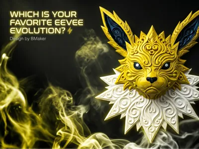Jolteon Wall Art Pokemon Fan Art