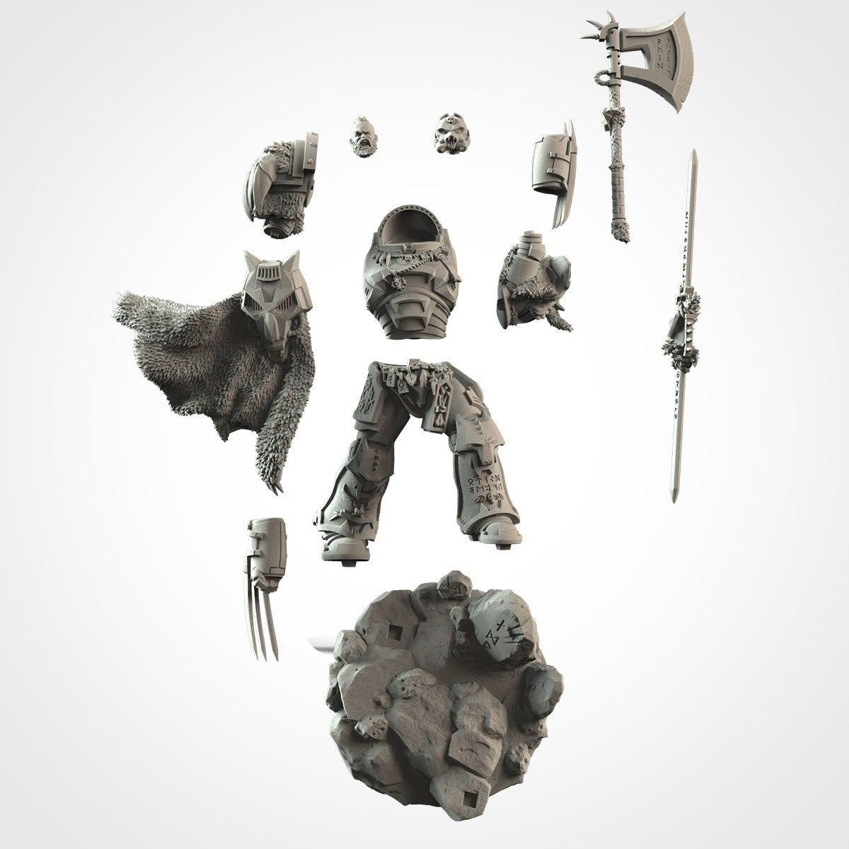 40k Wolf Marine - produktbillede