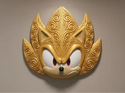 Super Sonic Wall Art Fan Art