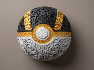 Ultraball Pokeball Fan Art No Ams