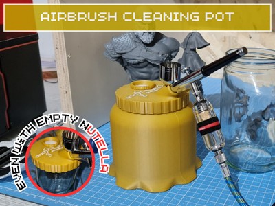 Airbrush Cleaning Pot - produktbillede