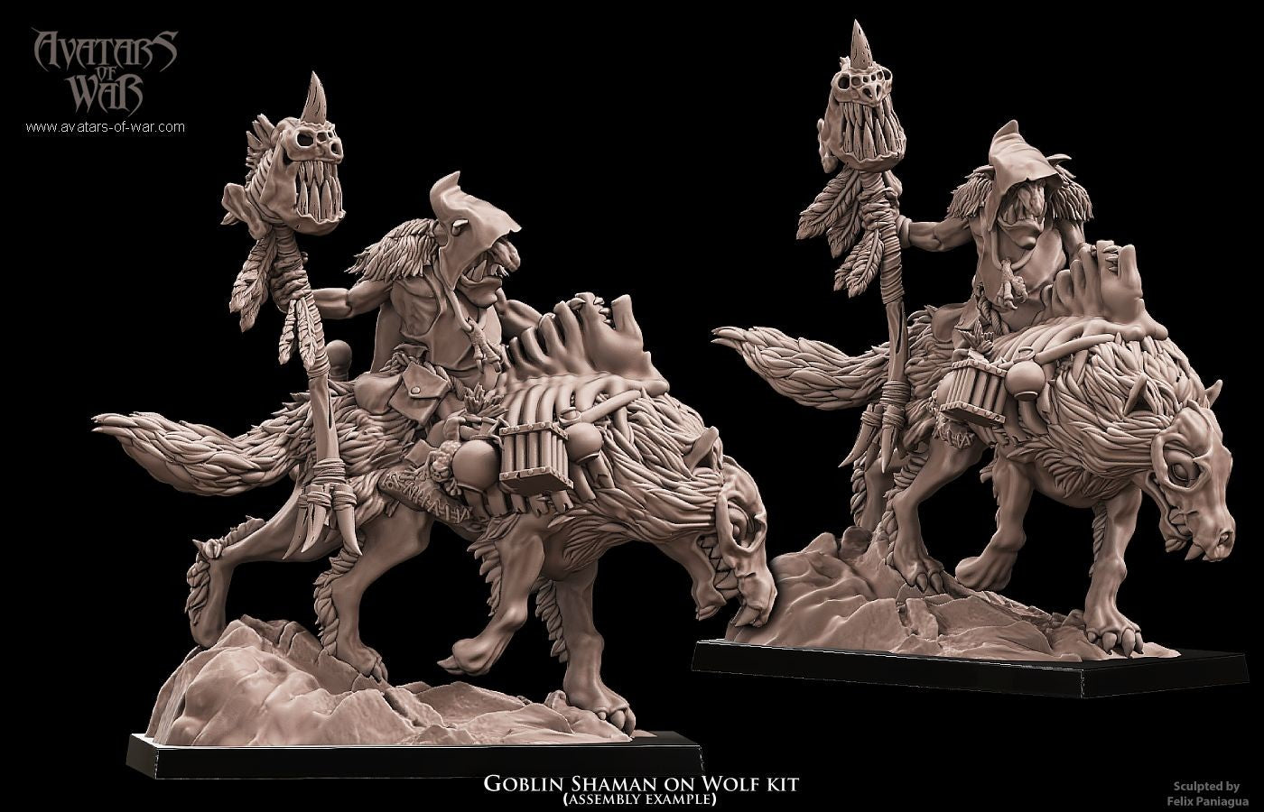 aow goblin shaman on wolf hero