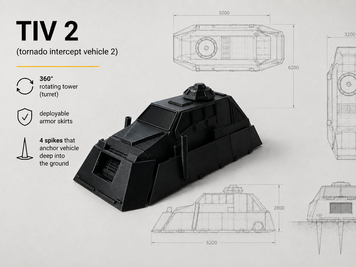 TIV 2 Deployable / Tornado Intercept Vehicle 2