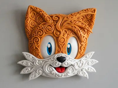 Tails Arte De Pared Fan Art