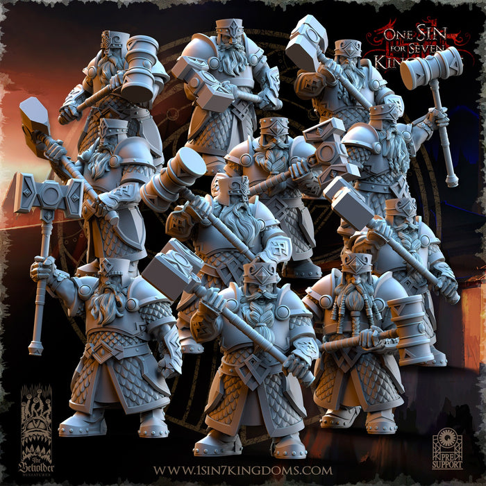 Dwarven Kingdoms Hammer Brothehood Warriors