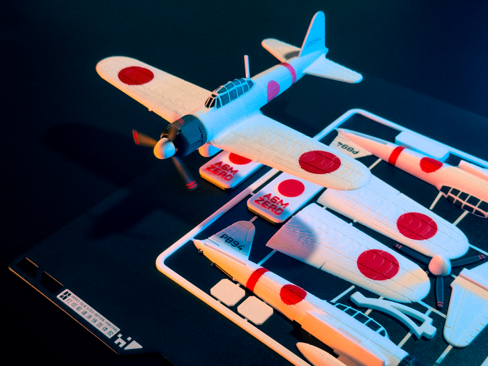 A6M Zero Plane Kit Card