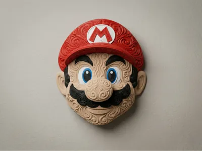 Mario Fan Art Wall Art