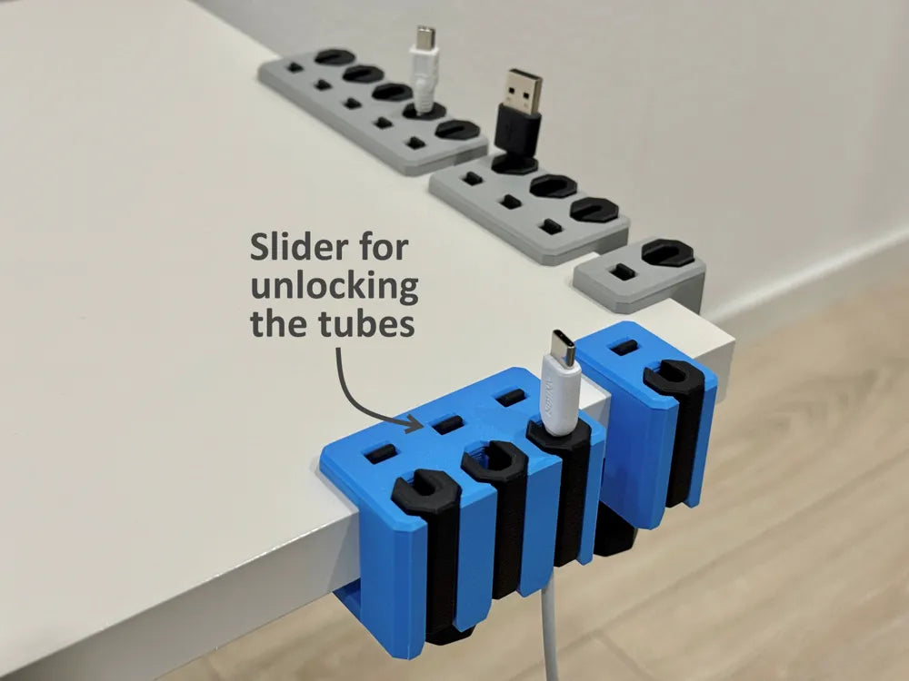 Kabelholder med bordklemme