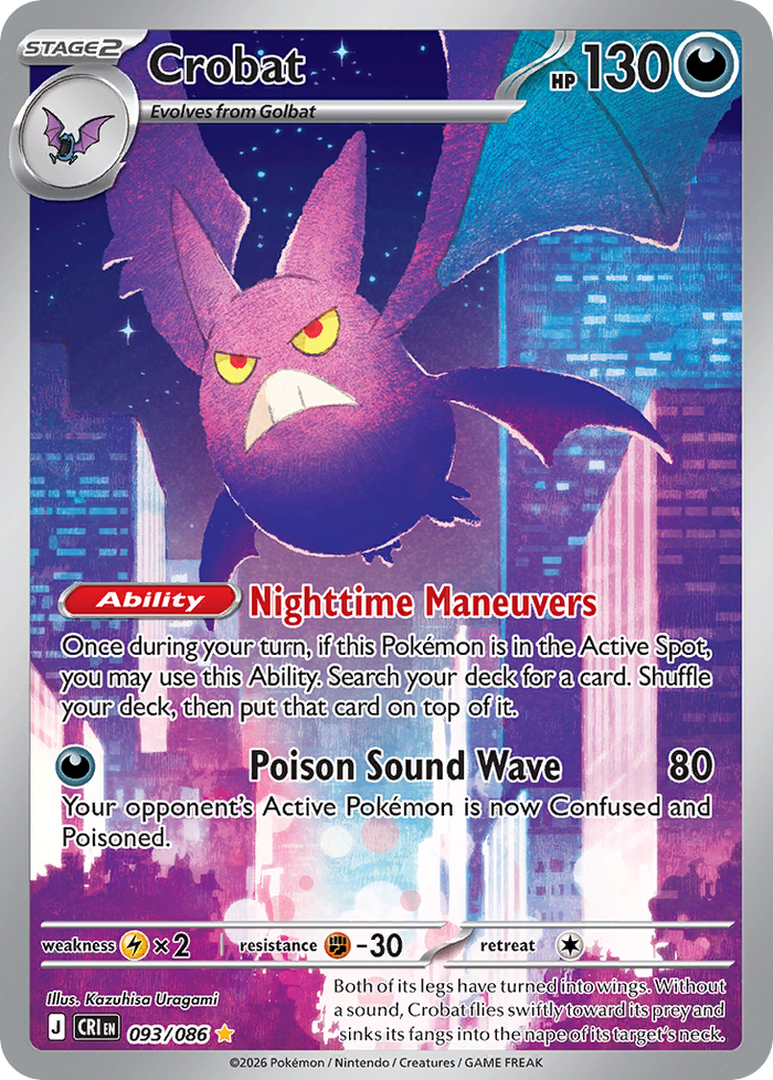 Pokemon Crobat Chaos Rising 93 Img (3659) R1 C1