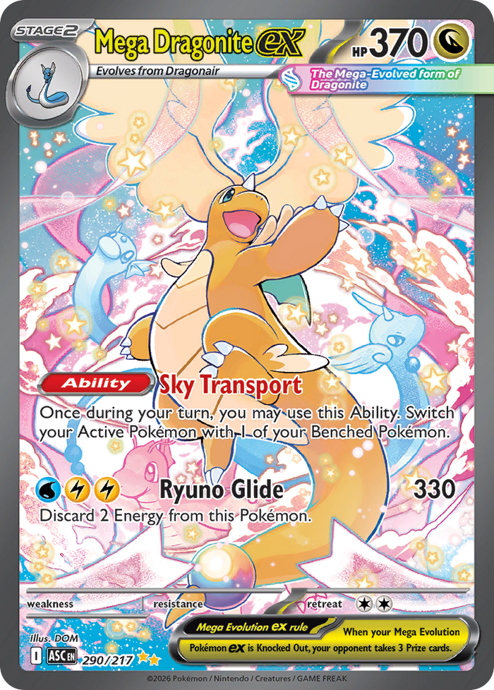 Mega Dragonite ex - Ascended Heroes #290