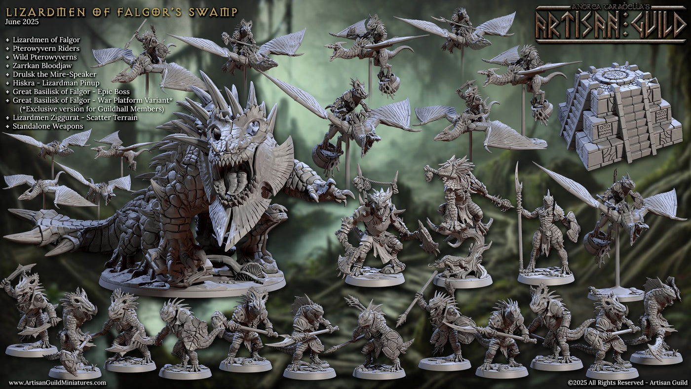 Lizardmen of Falgor's Swamp 74 (Adventurer)