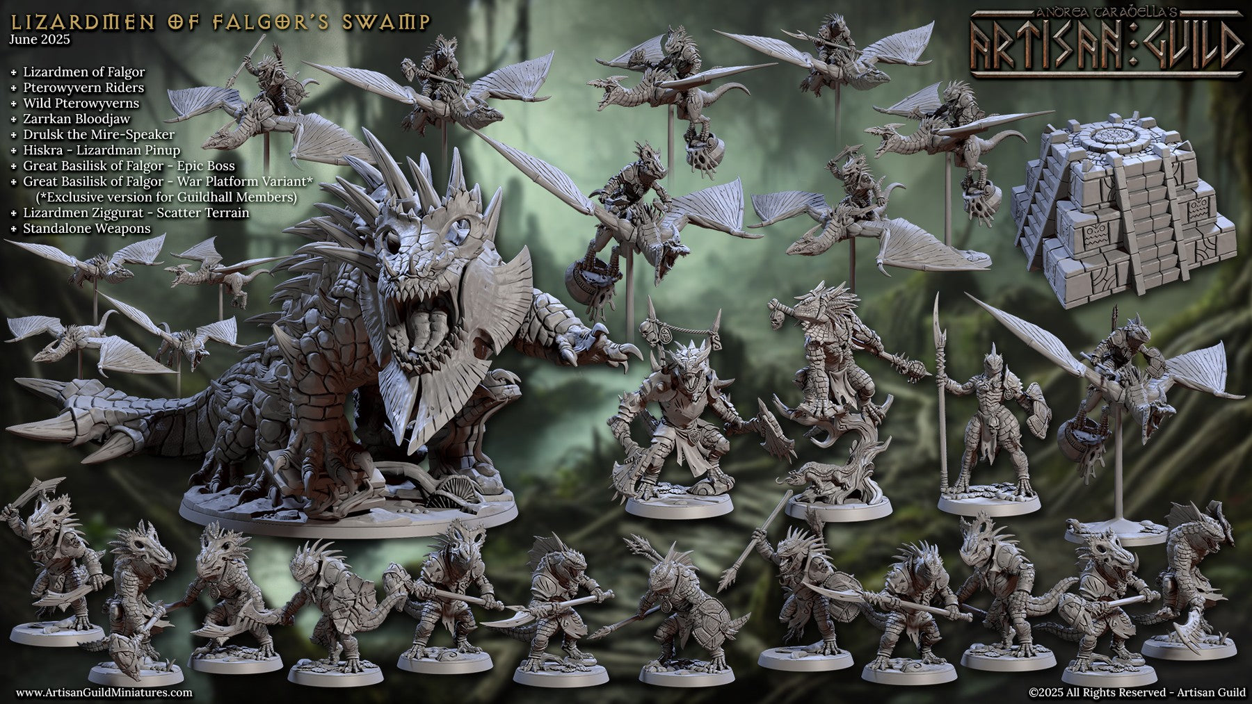 Lizardmen of Falgor's Swamp 74 (Adventurer) - produktbillede