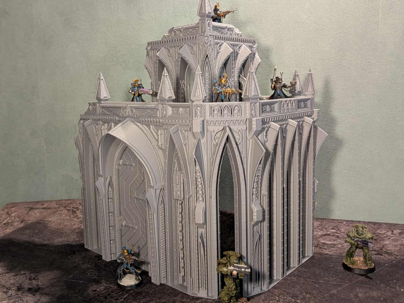 Wargame terrain Grimdark Cathedral Damaris