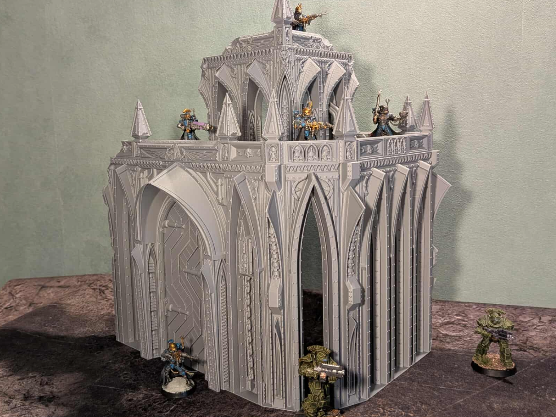 Wargame terrain Grimdark Cathedral Damaris