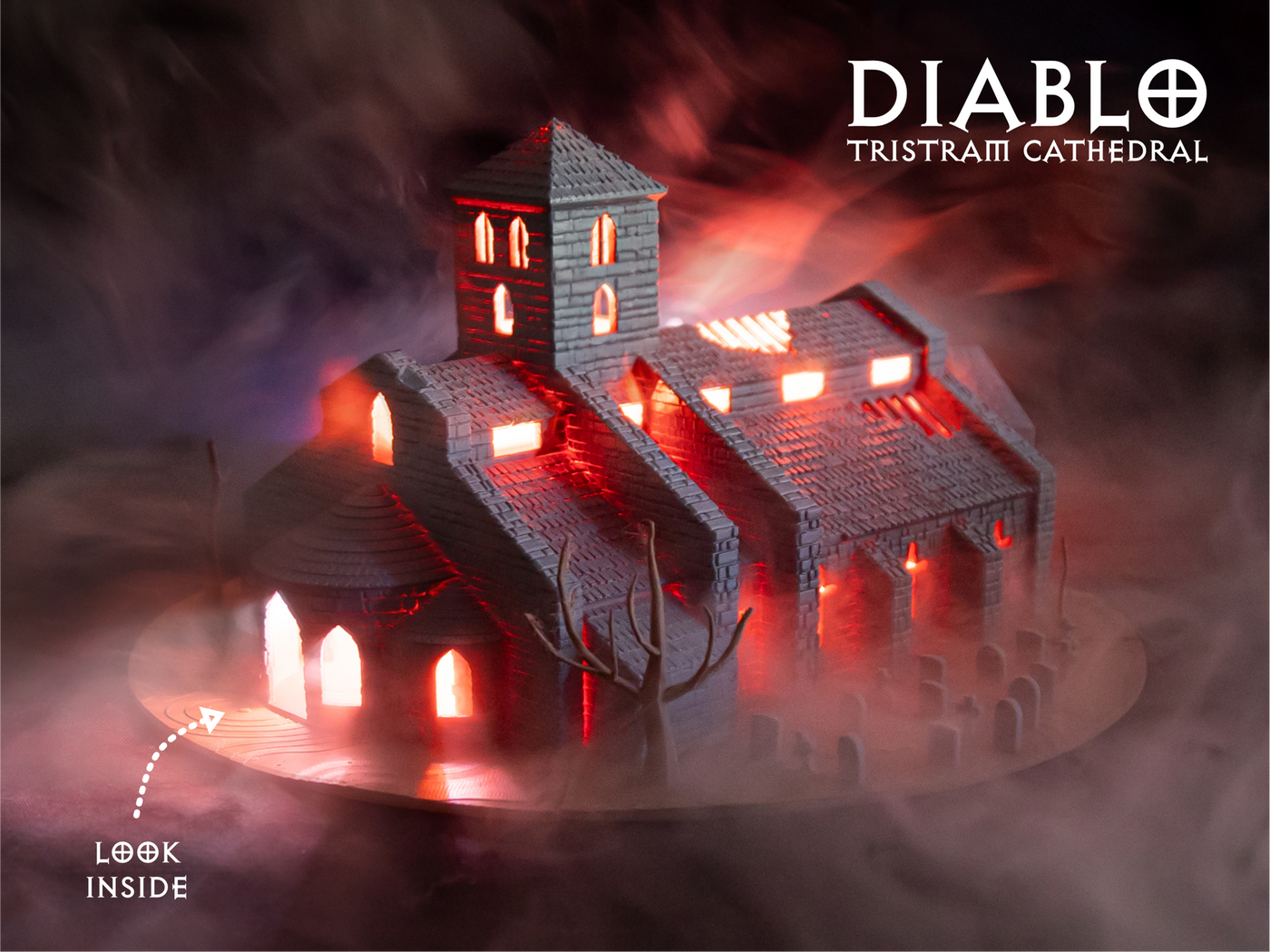 Diablo Cathedral - Detailed Light-Up Miniature