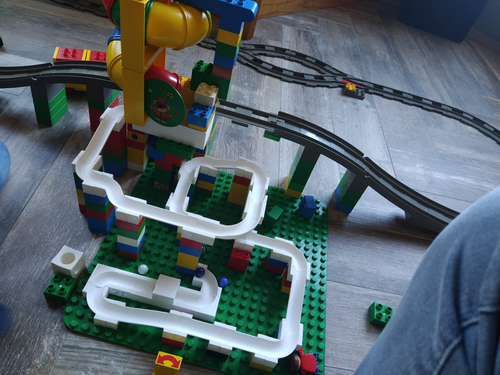 Duplo marble run