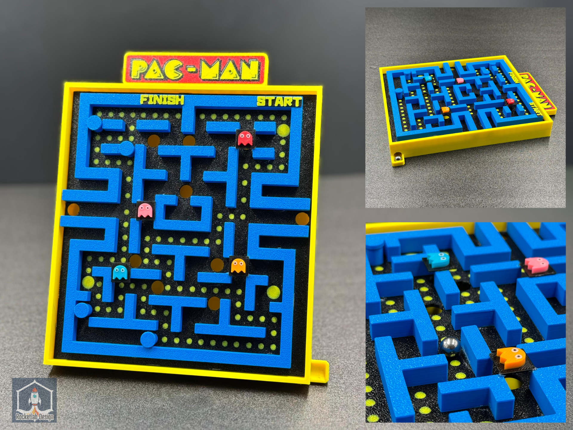 Pac-Man Labyrinth Marble Run