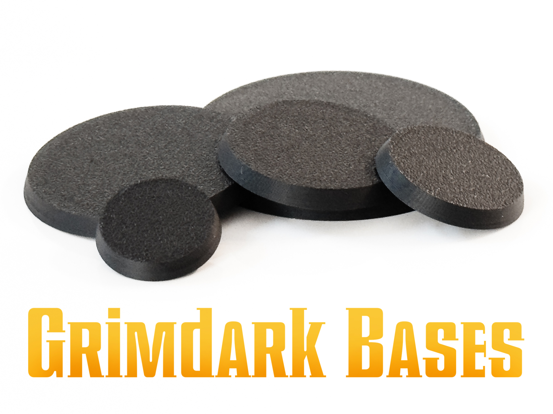 Grimdark miniature bases