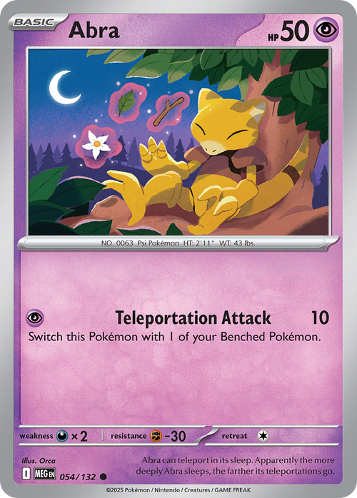 Abra - Mega Evolution #54