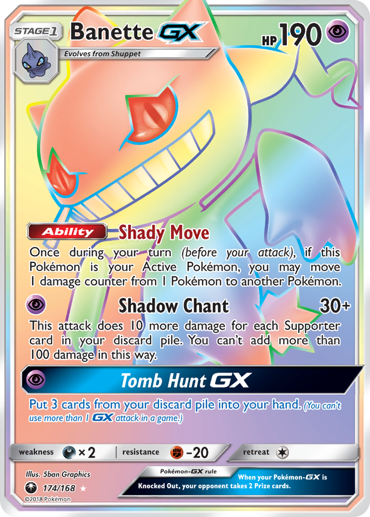Banette-GX - Celestial Storm #174