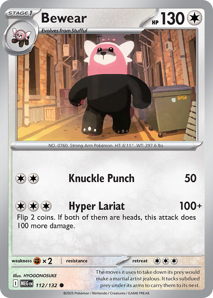 Bewear - Mega Evolution #112