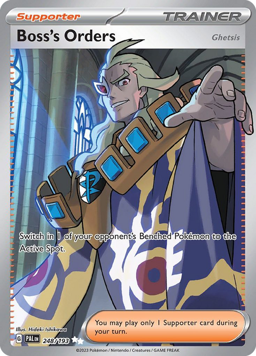 Boss's Orders (Ghetsis) - Paldea Evolved #248