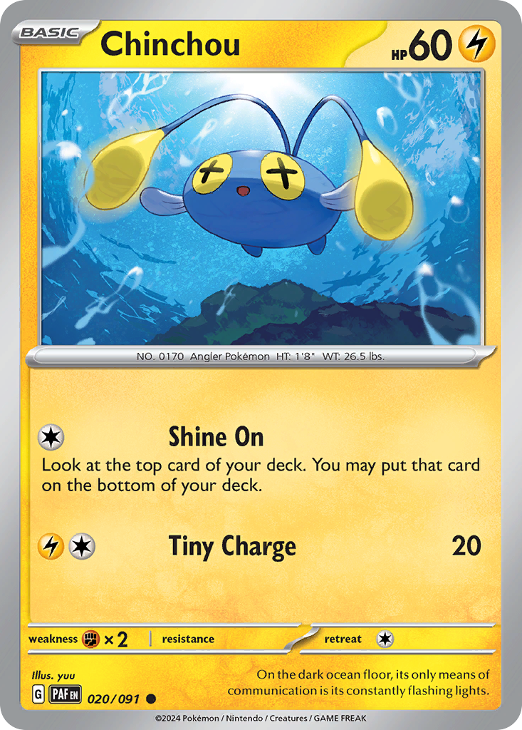Chinchou - Paldean Fates #20