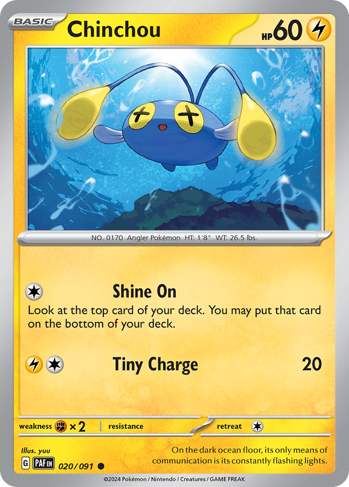 Chinchou - Paldean Fates #20