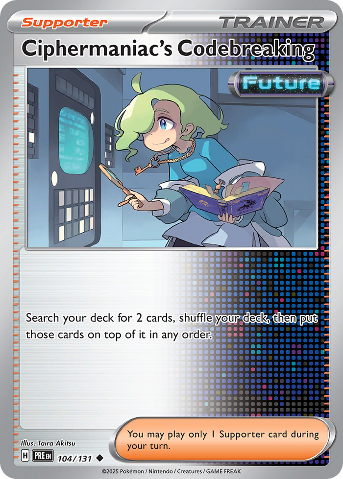 Pokemon Ciphermaniac S Codebreaking Prismatic Evolutions 104 Img (3622) R3 C3