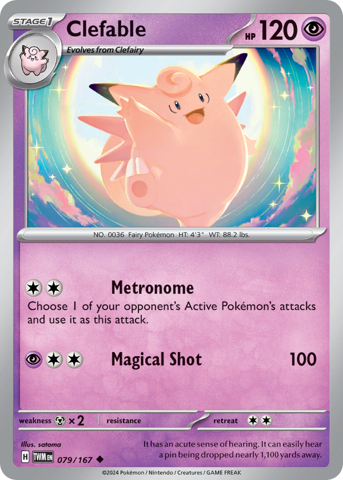 Clefable - Twilight Masquerade #79