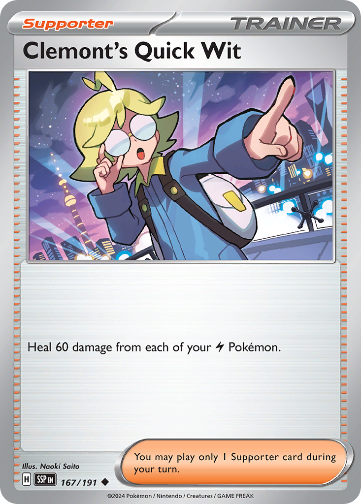 Clemont's Quick Wit - Surging Sparks #167