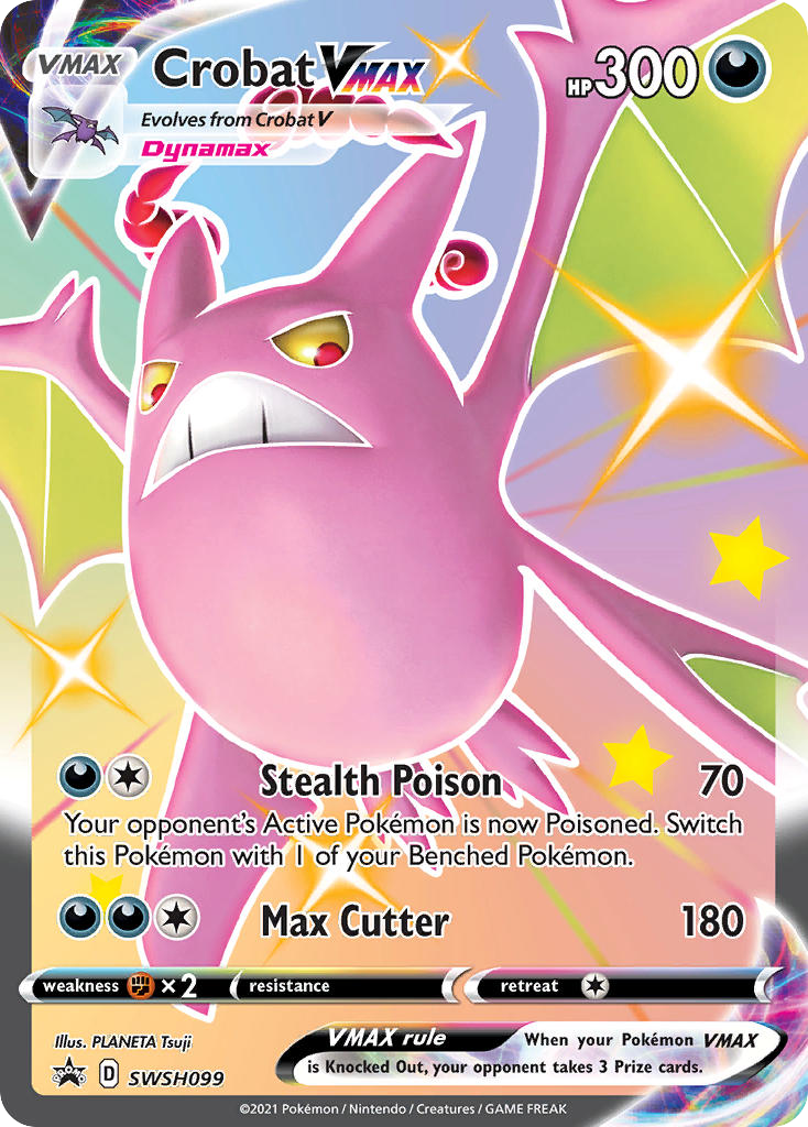 Crobat VMAX - SWSH Black Star Promos #SWSH099
