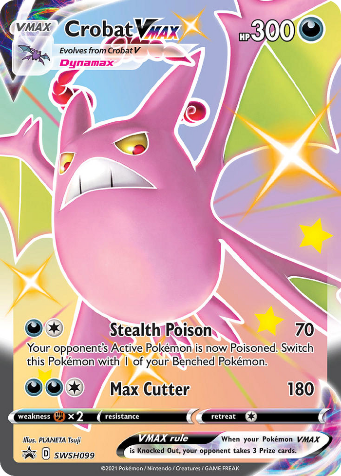Crobat VMAX - SWSH Black Star Promos #SWSH099