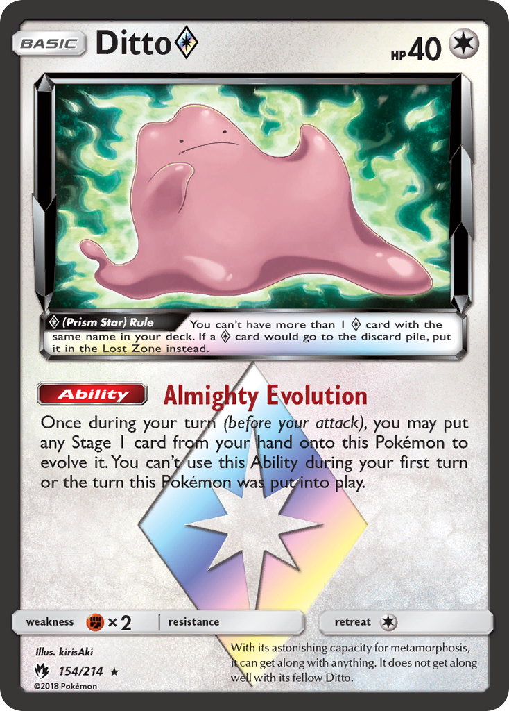 Ditto ◇ - Lost Thunder #154