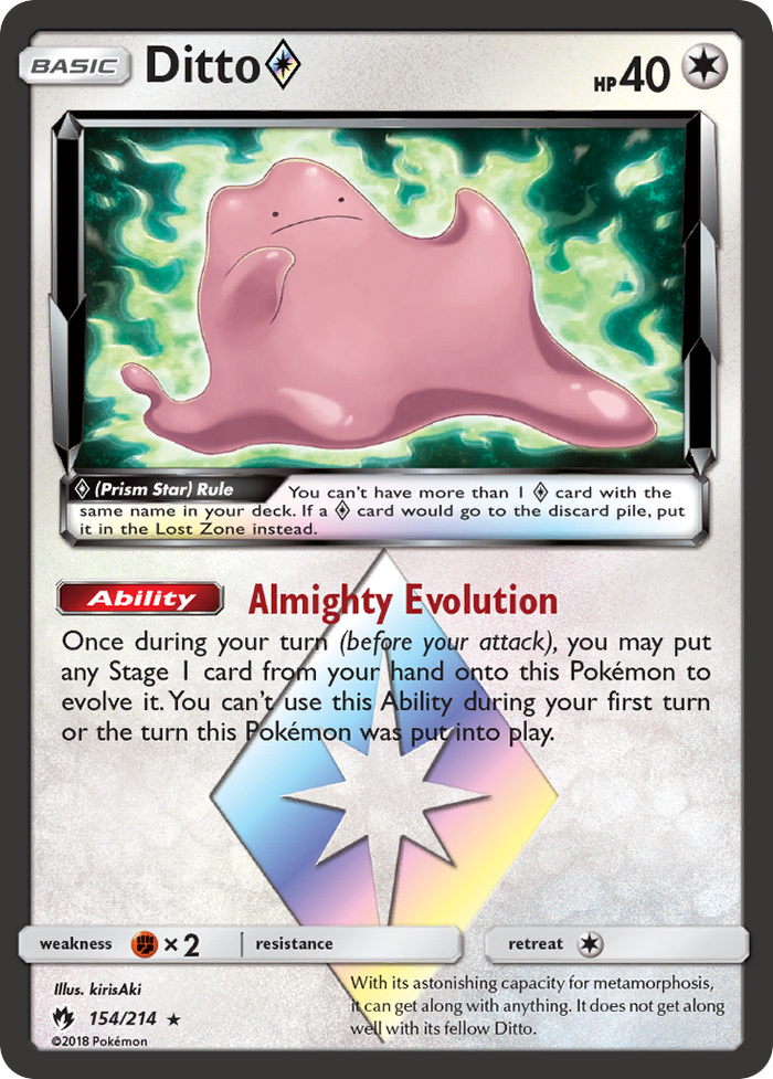 Ditto ◇ - Lost Thunder #154