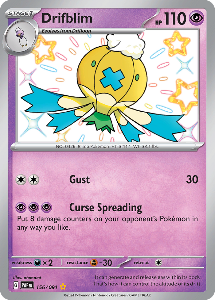 Drifblim - Paldean Fates #156