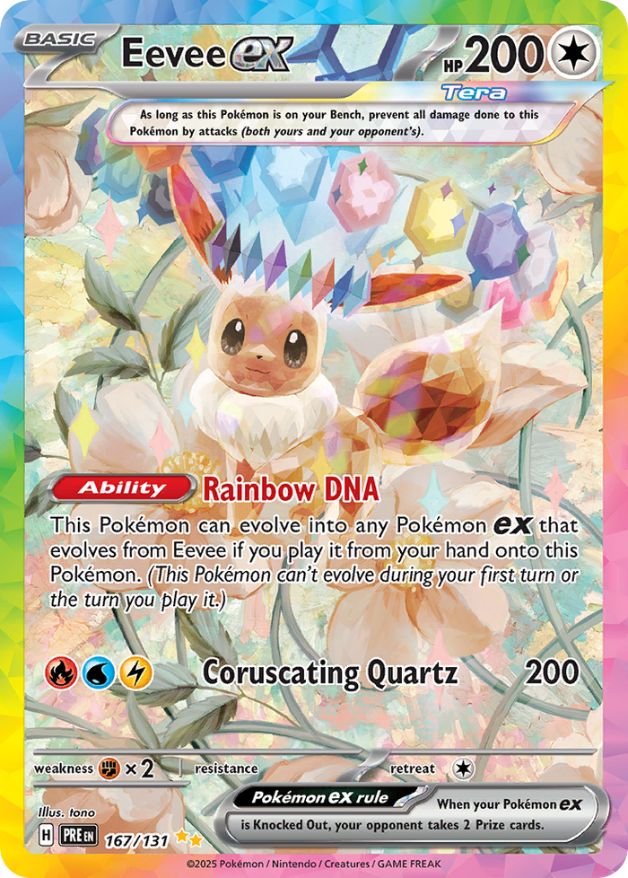 Pokemon Eevee Ex Prismatic Evolutions 167 Img (3671) R2 C3