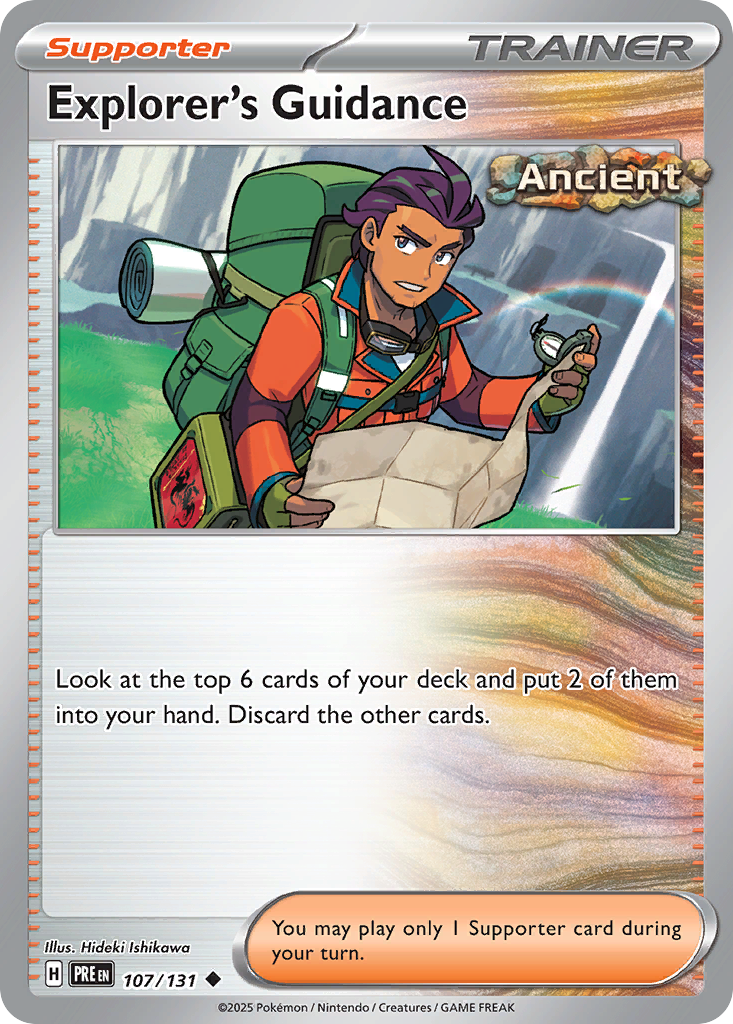 Explorer's Guidance - Prismatic Evolutions #107 (Japanese)
