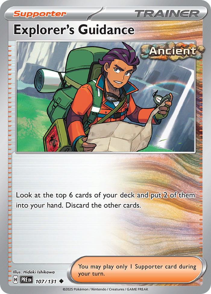 Explorer's Guidance - Prismatic Evolutions #107 (Japanese)
