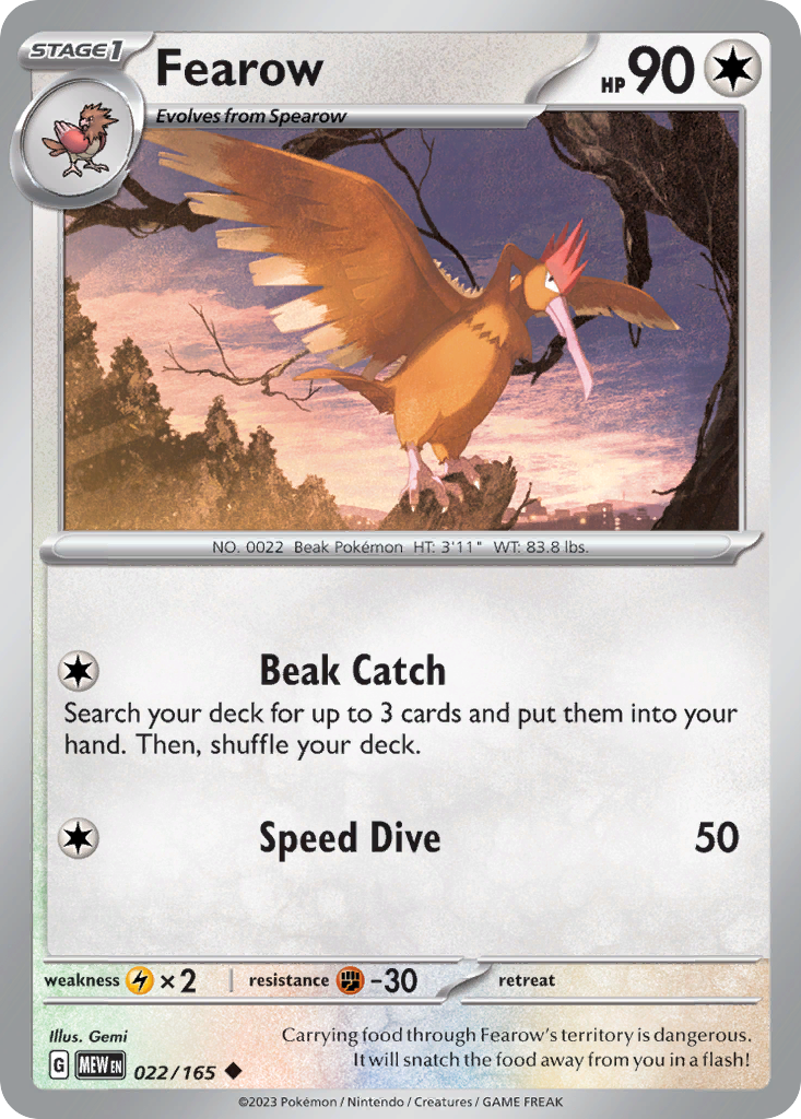 Fearow - 151 #22