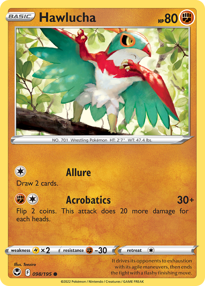 Hawlucha - Silver Tempest #98