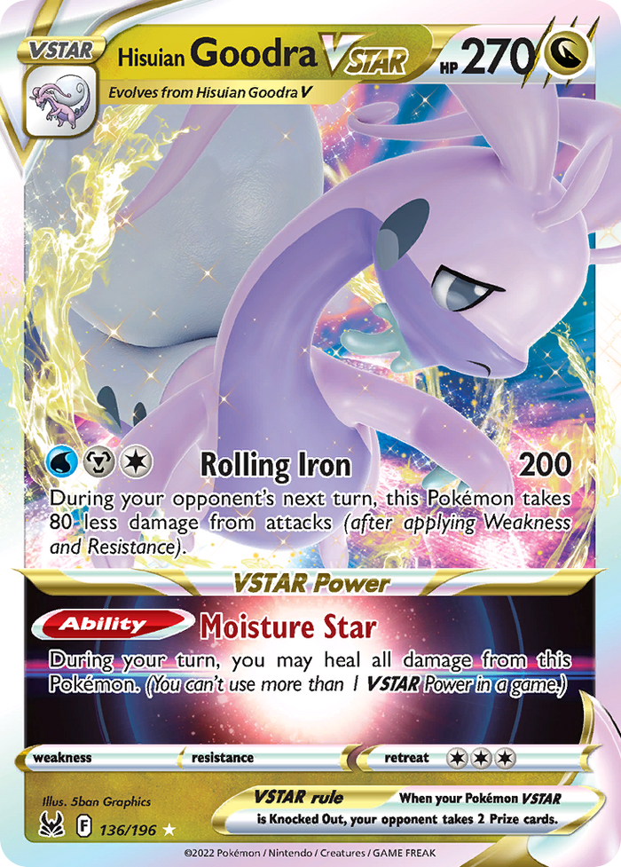 Hisuian Goodra VSTAR - Lost Origin #136