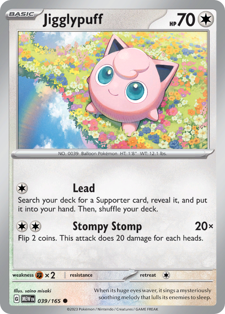 Jigglypuff - 151 #39
