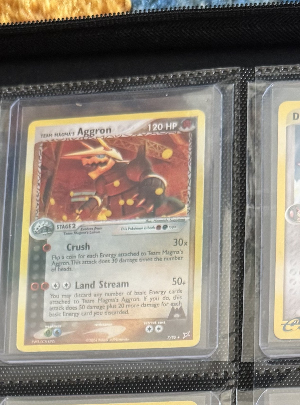 Team Magma's Aggron - EX Team Magma vs Team Aqua #7/95 (Engelsk)