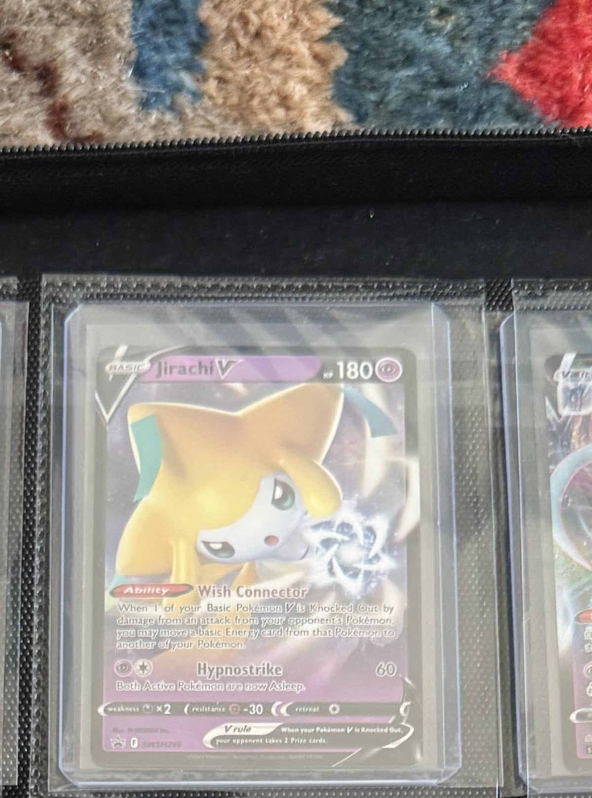 Jirachi V - Scarlet & Violet Black Star Promo #SWSH299 (Engelsk)