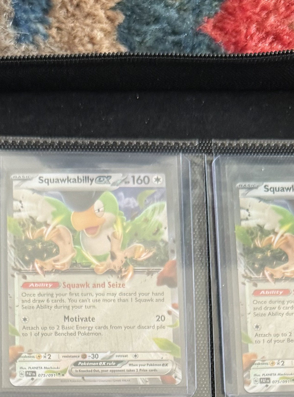 Squawkabilly ex - Paldean Fates #075/091 (Engelsk)