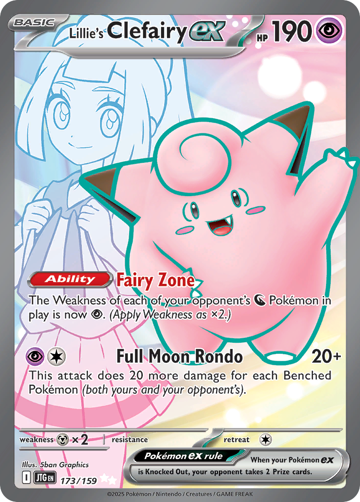 Lillie's Clefairy ex - Journey Together #173