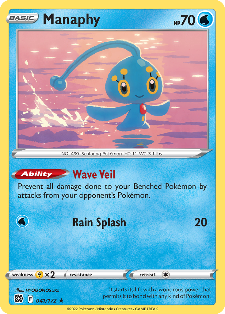Manaphy - Brilliant Stars #41